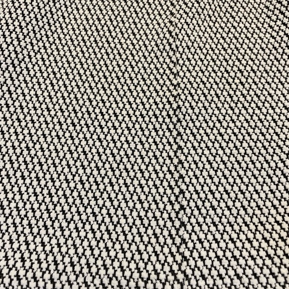 J. McLaughlin black white knee length dress 3/4 sleeve xs workwear spring career - Picture 2 of 7